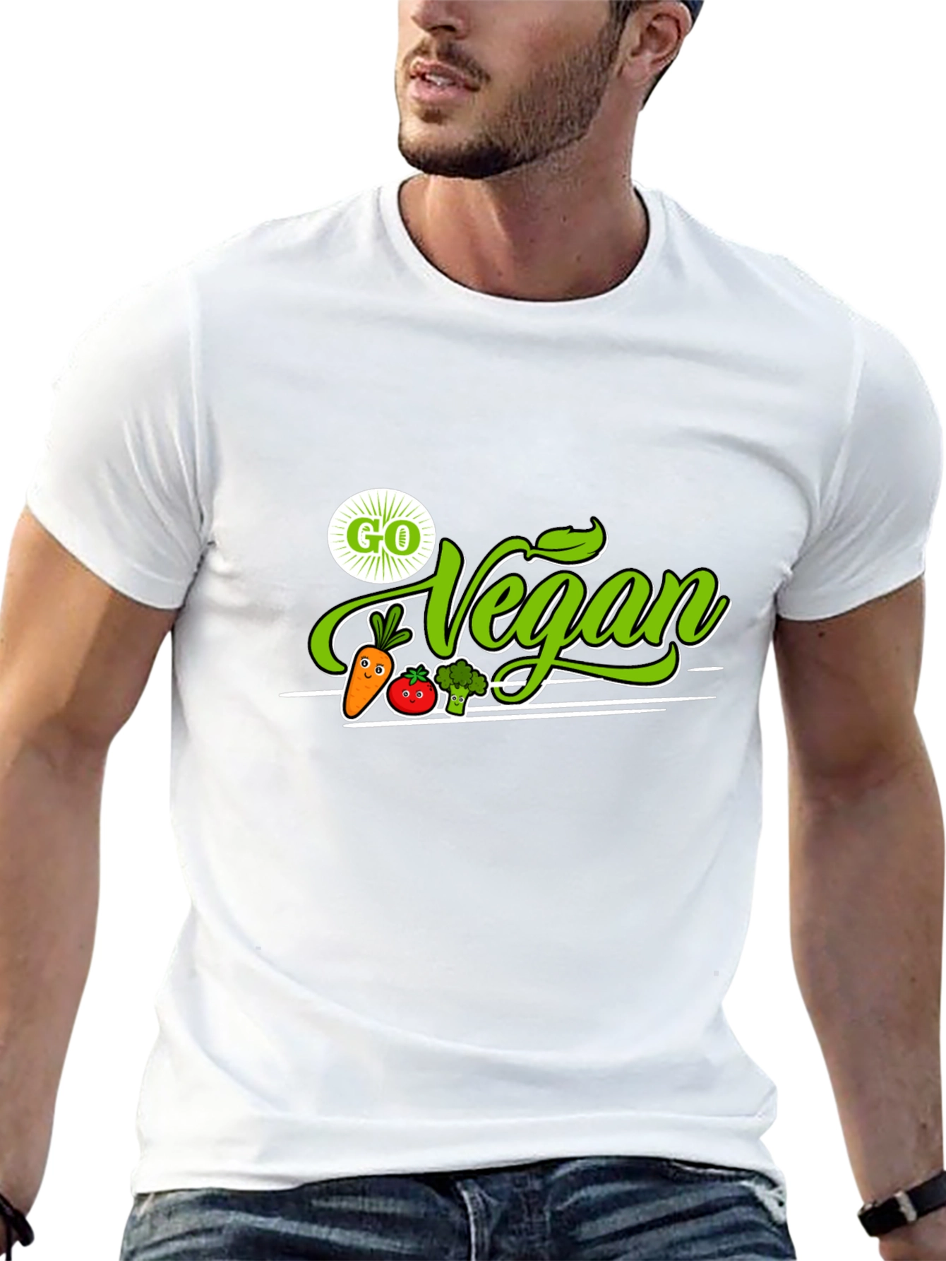 Go Vegan T-Shirt - Plant-Based Lifestyle Tee