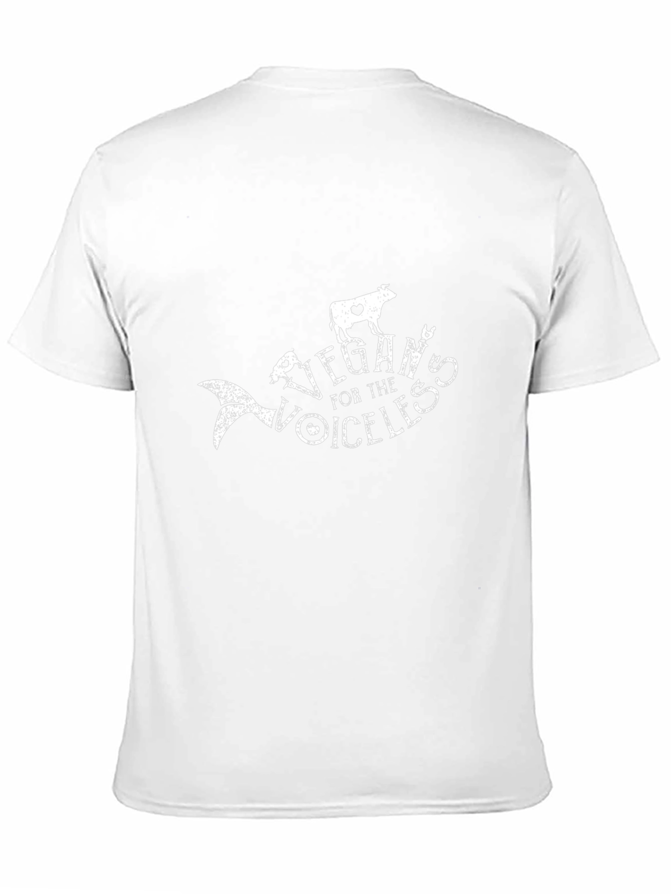 Vegan for the Voiceless Black T-Shirt