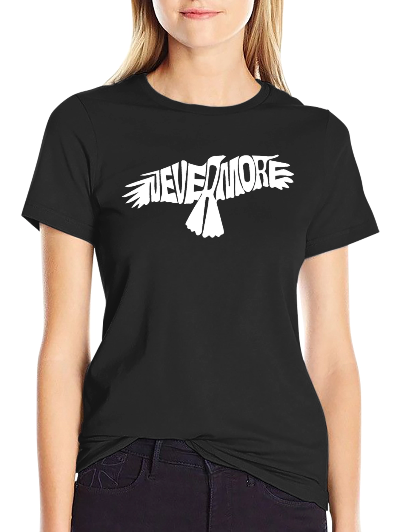 Nevermore Raven T-Shirt - Literary Inspired Graphic Tee