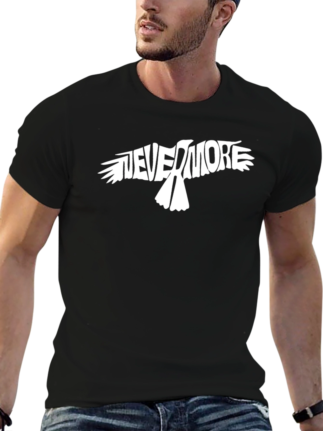 Nevermore Raven T-Shirt - Literary Inspired Graphic Tee