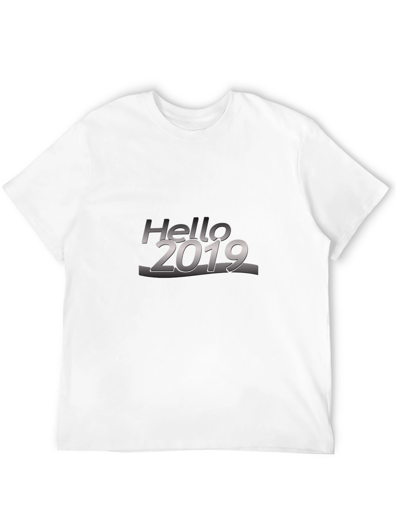 Hello 2019 Black T-Shirt