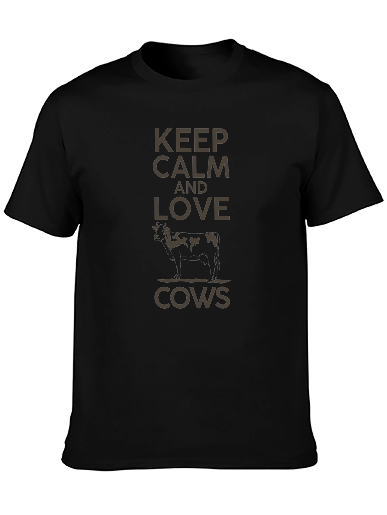 Keep Calm and Love Cows Graphic Tee