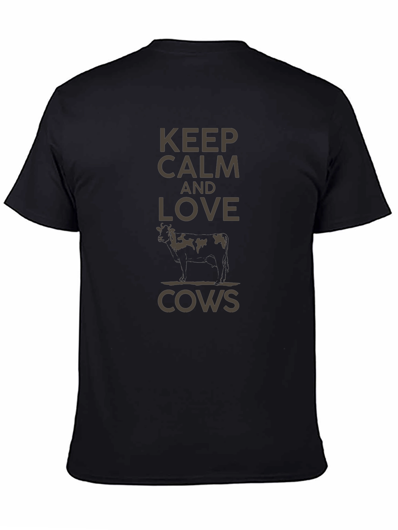 Keep Calm and Love Cows Graphic Tee