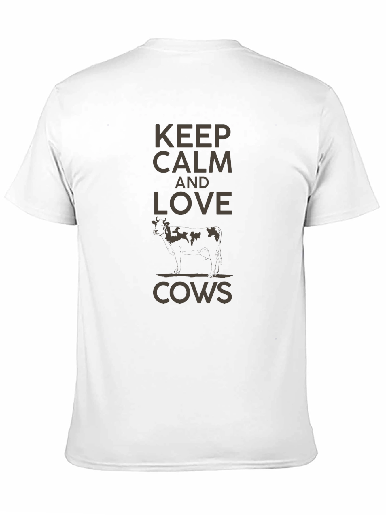 Keep Calm and Love Cows Graphic Tee