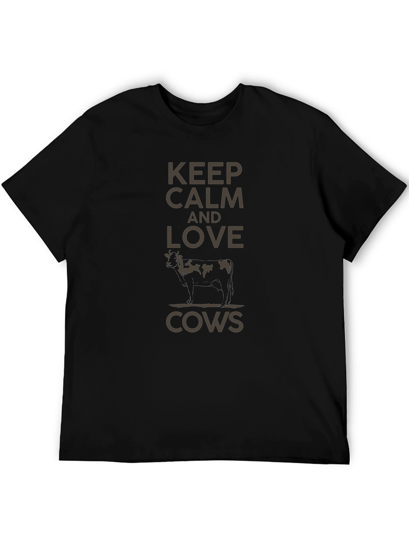 Keep Calm and Love Cows Graphic Tee