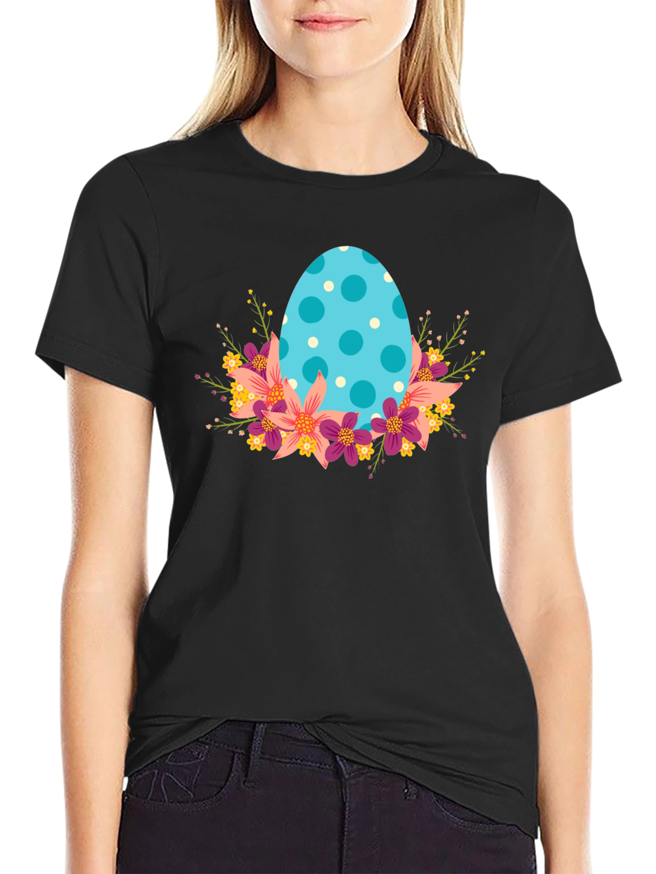 Easter Egg Floral T-Shirt