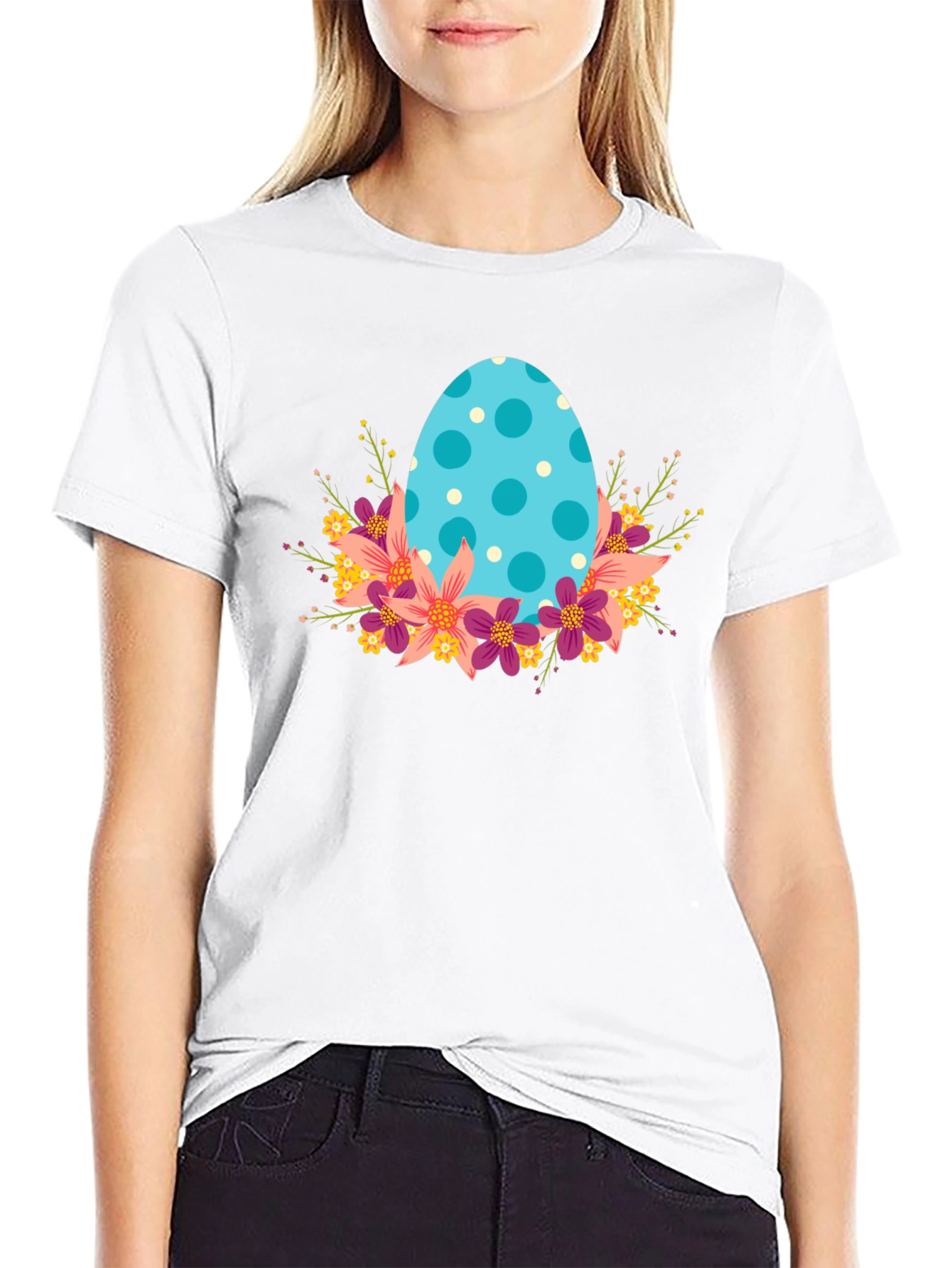 Easter Egg Floral T-Shirt