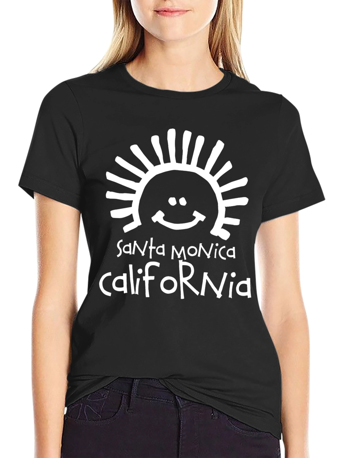 Santa Monica California Graphic T-Shirt