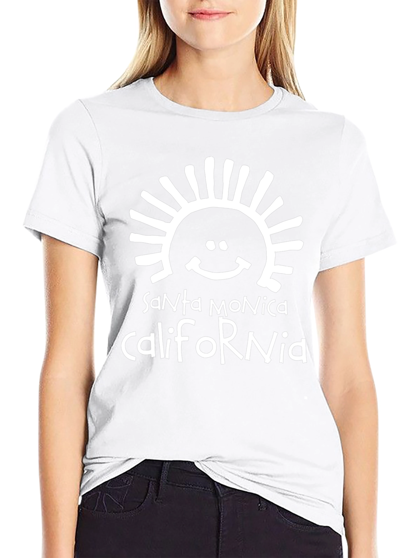 Santa Monica California Graphic T-Shirt