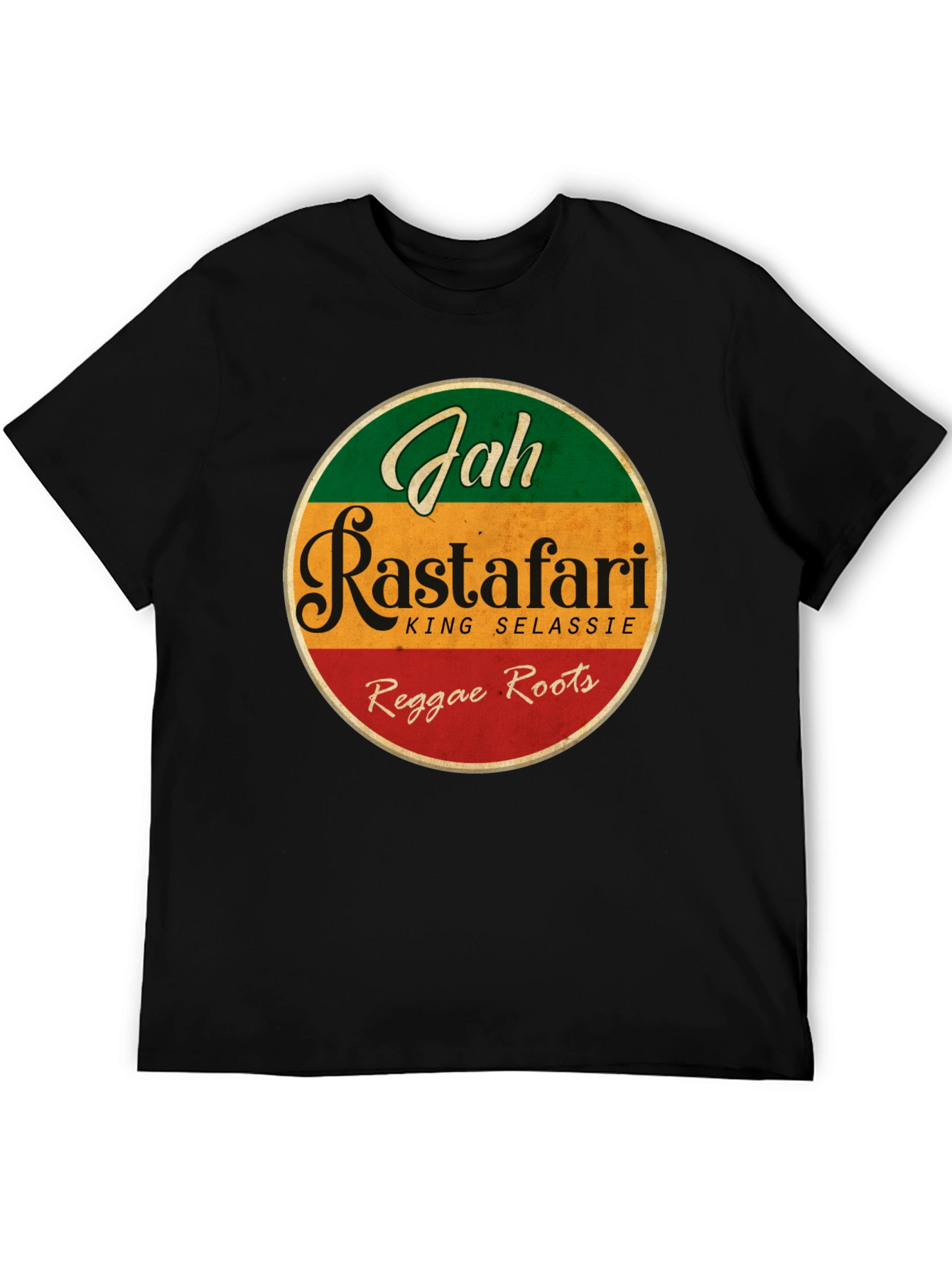 Rasta Reggae T-Shirt - Jah Rastafari King Selassie