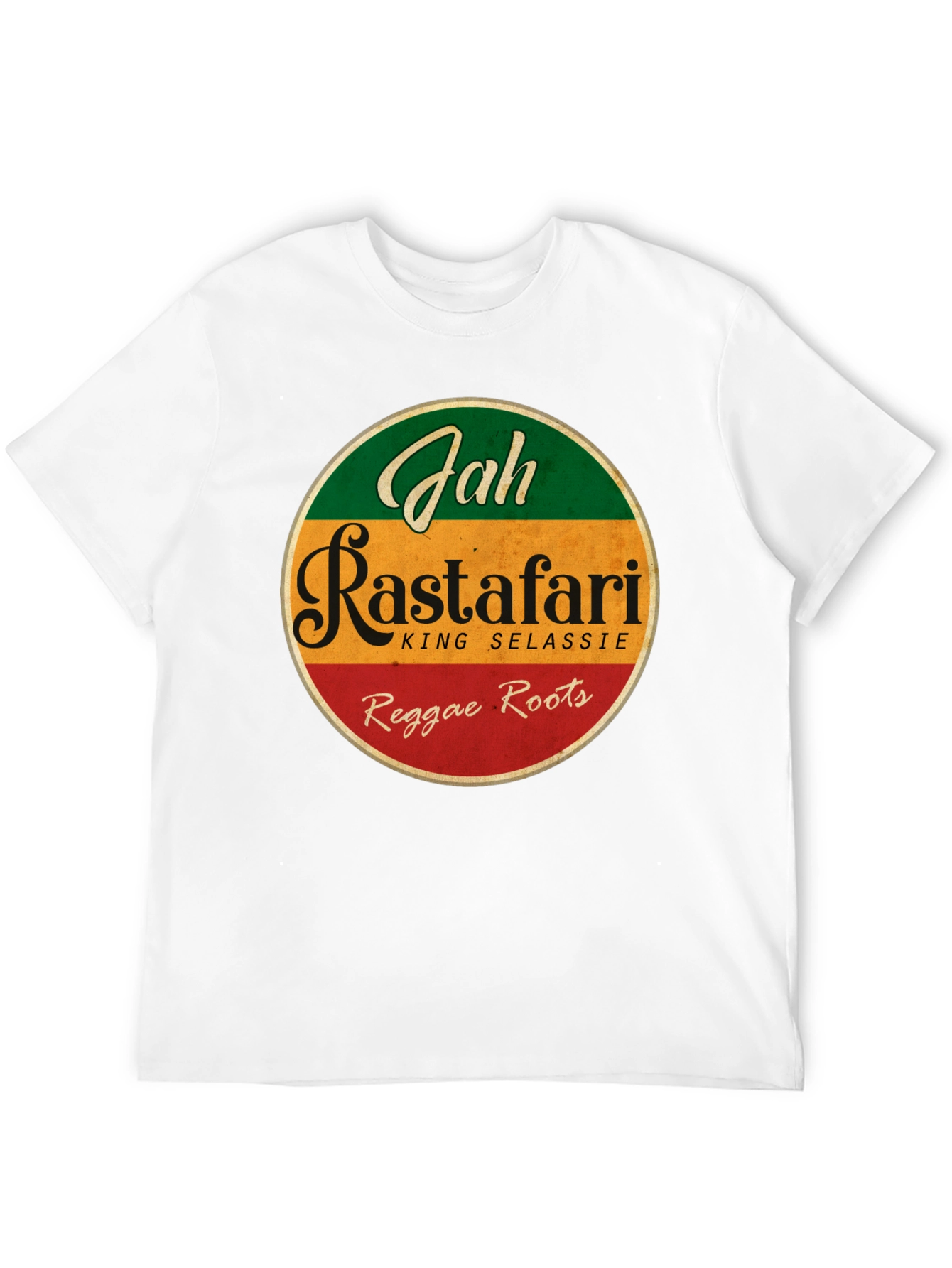 Rasta Reggae T-Shirt - Jah Rastafari King Selassie