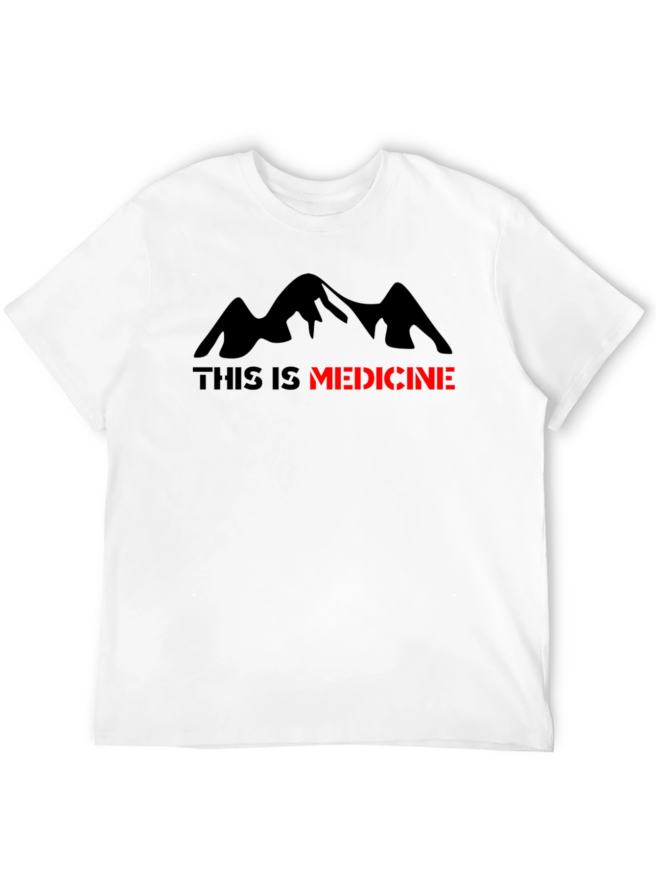 Medicine Mountain Graphic Black T-Shirt