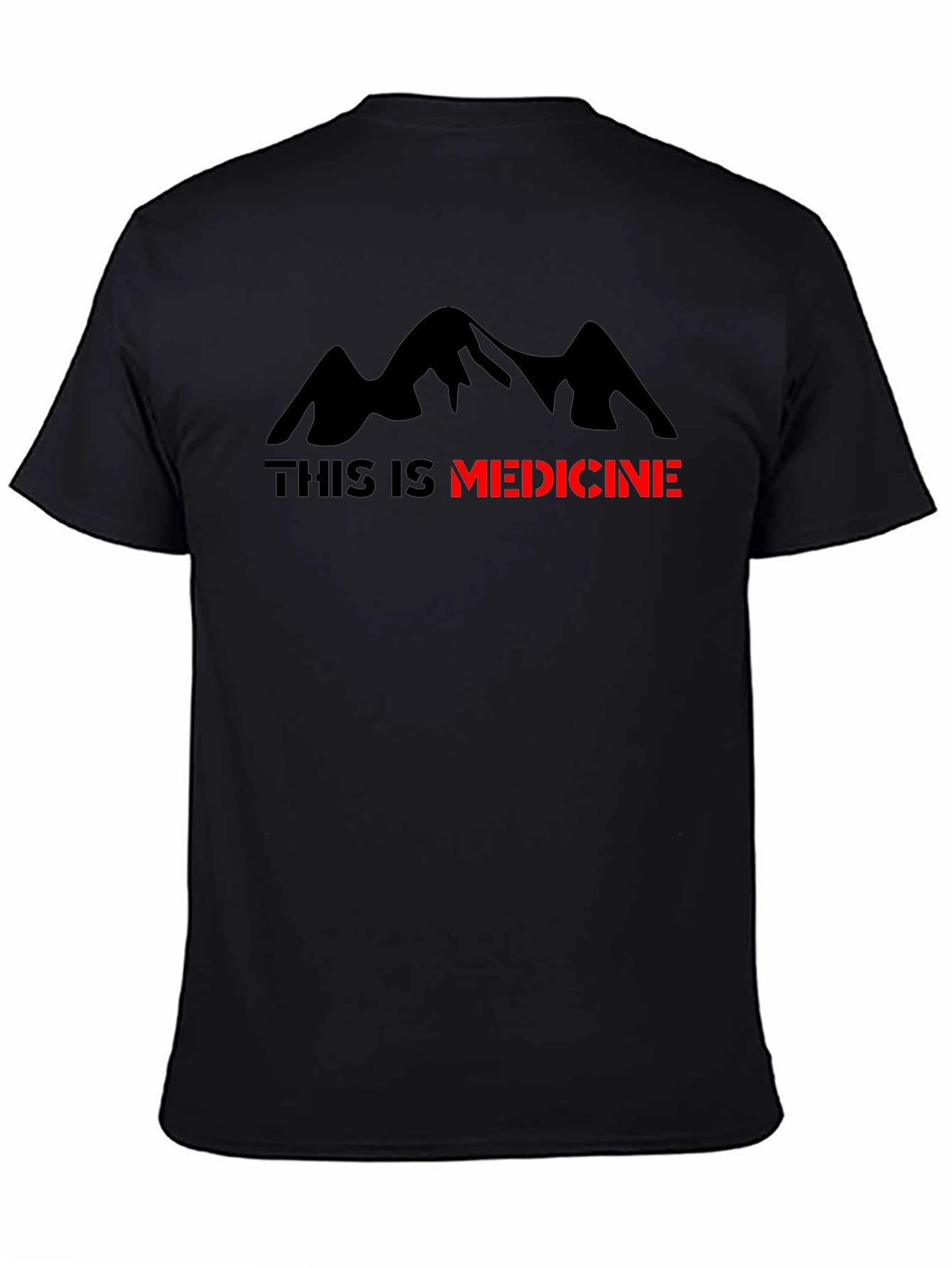 Medicine Mountain Graphic Black T-Shirt