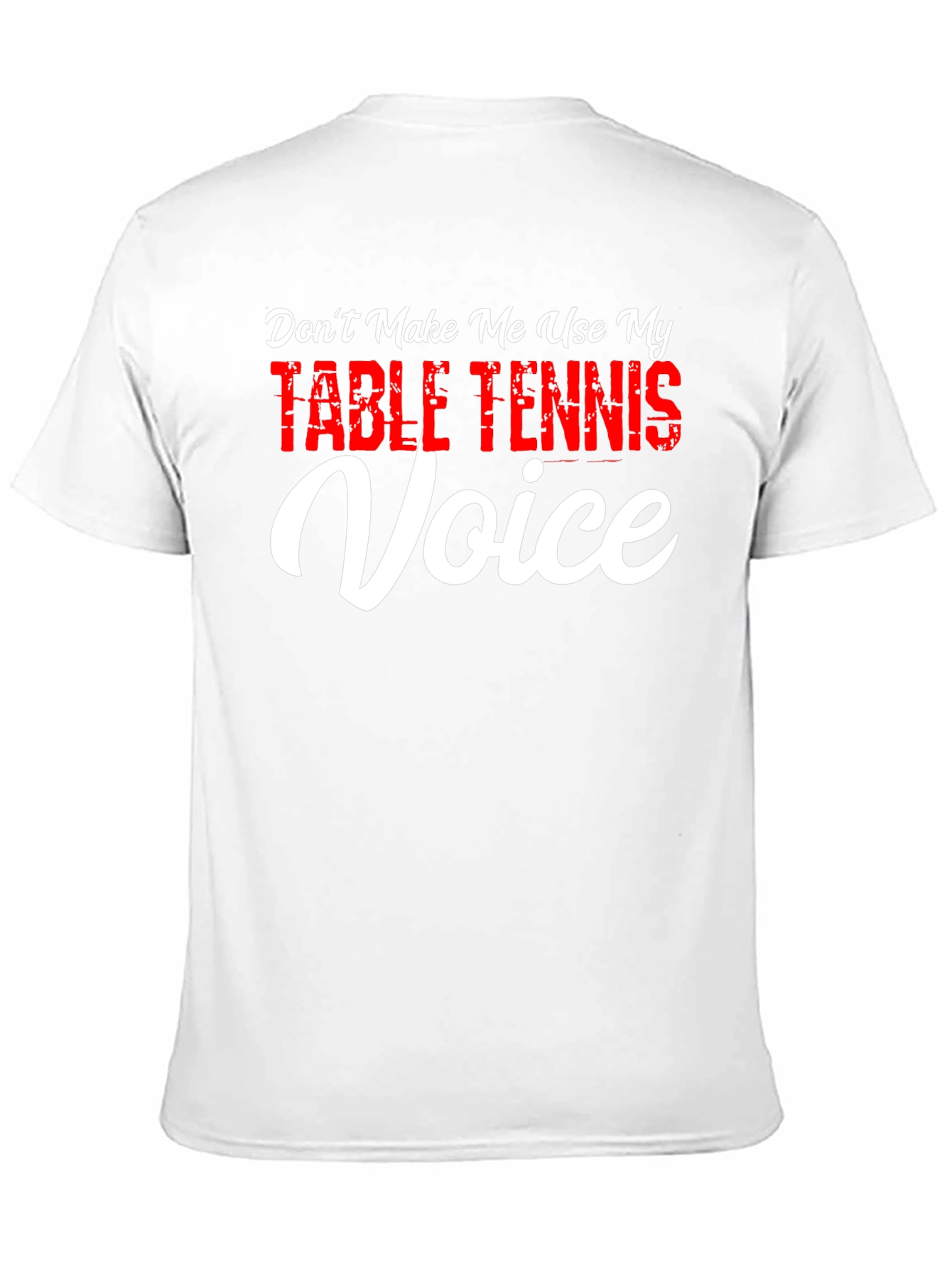 Table Tennis Voice T-Shirt - Funny Ping Pong Tee