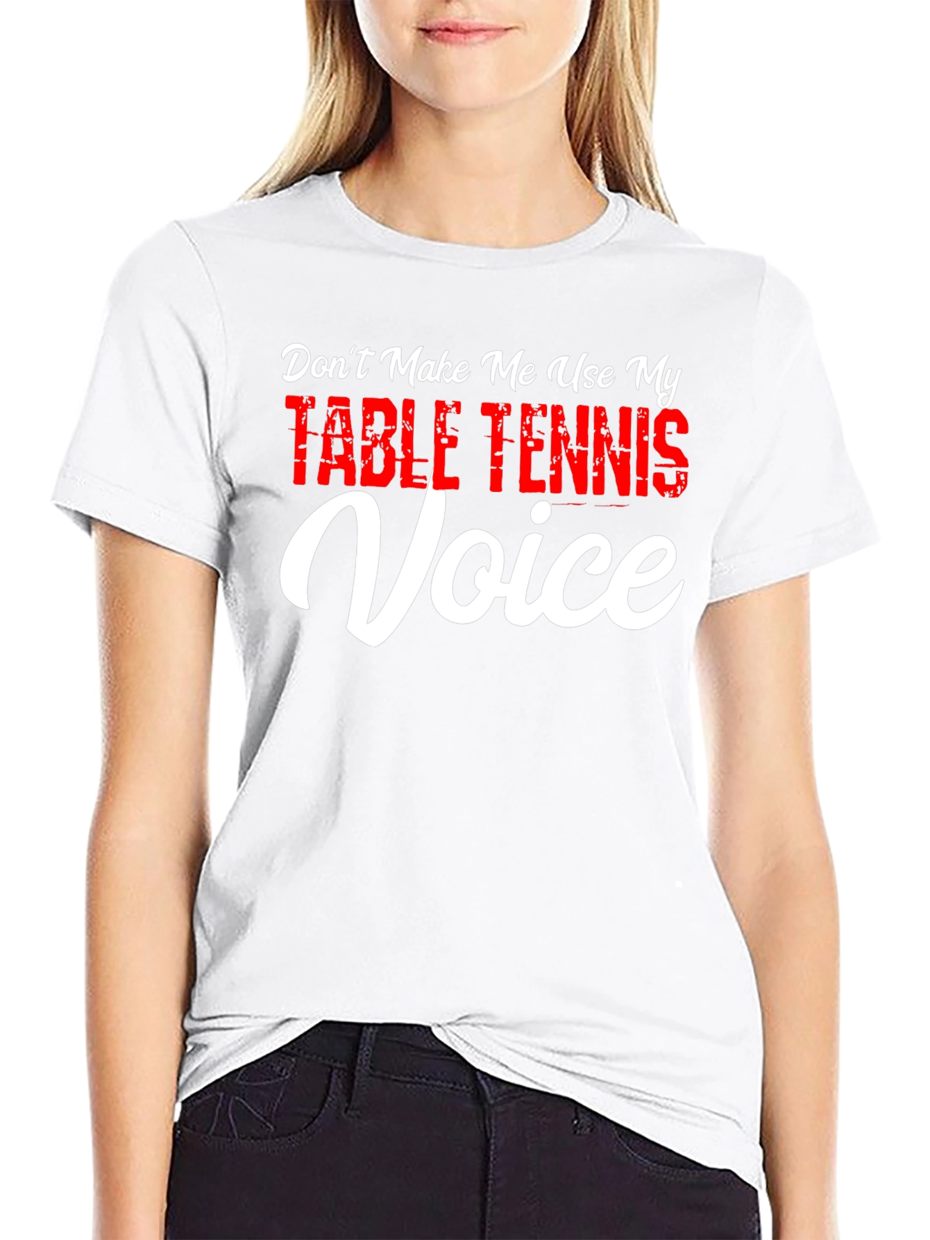 Table Tennis Voice T-Shirt - Funny Ping Pong Tee
