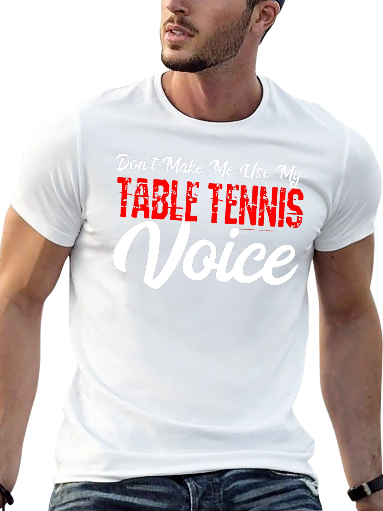 Table Tennis Voice T-Shirt - Funny Ping Pong Tee