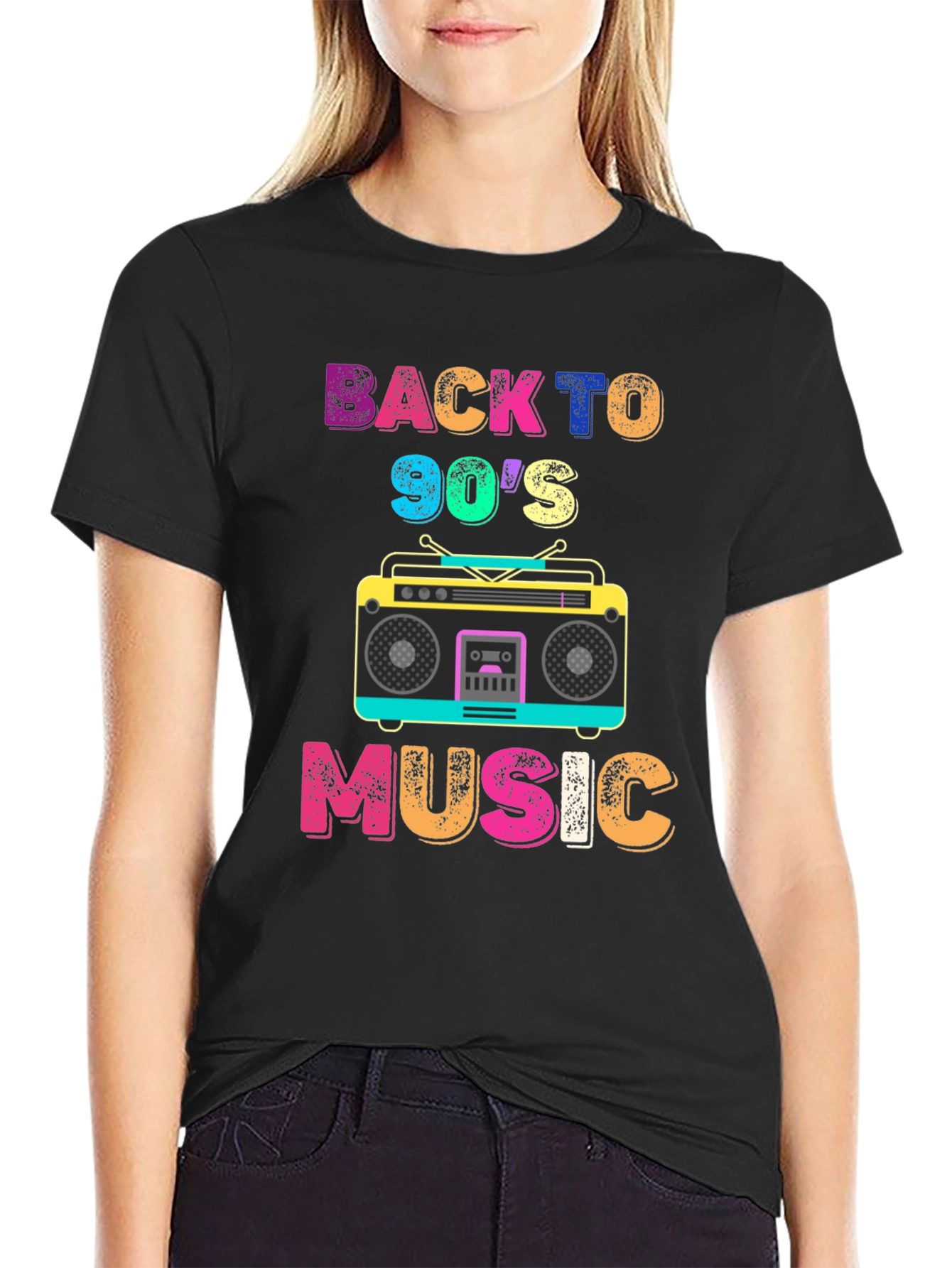 Back to 90s Music T-Shirt Retro Style