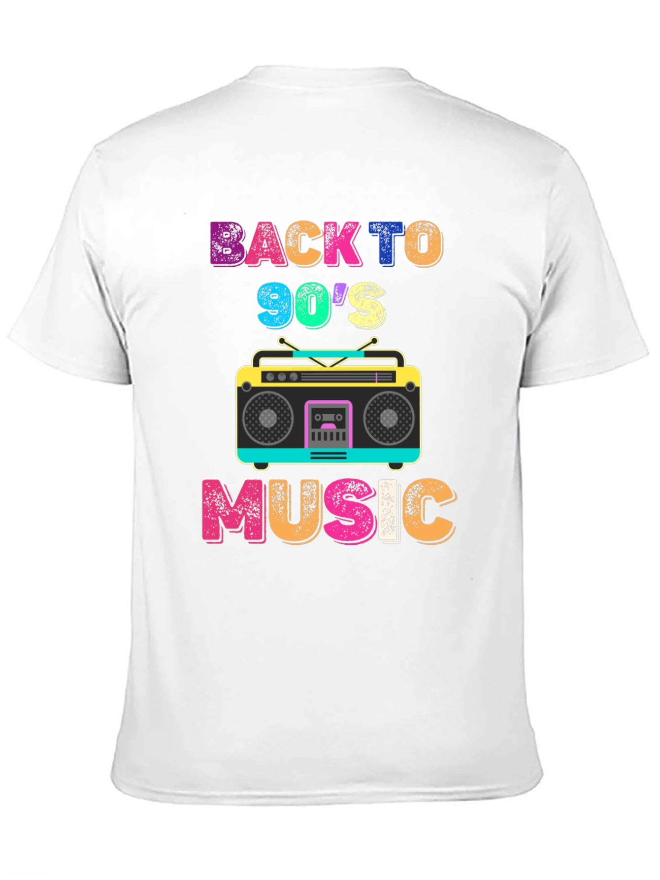 Back to 90s Music T-Shirt Retro Style