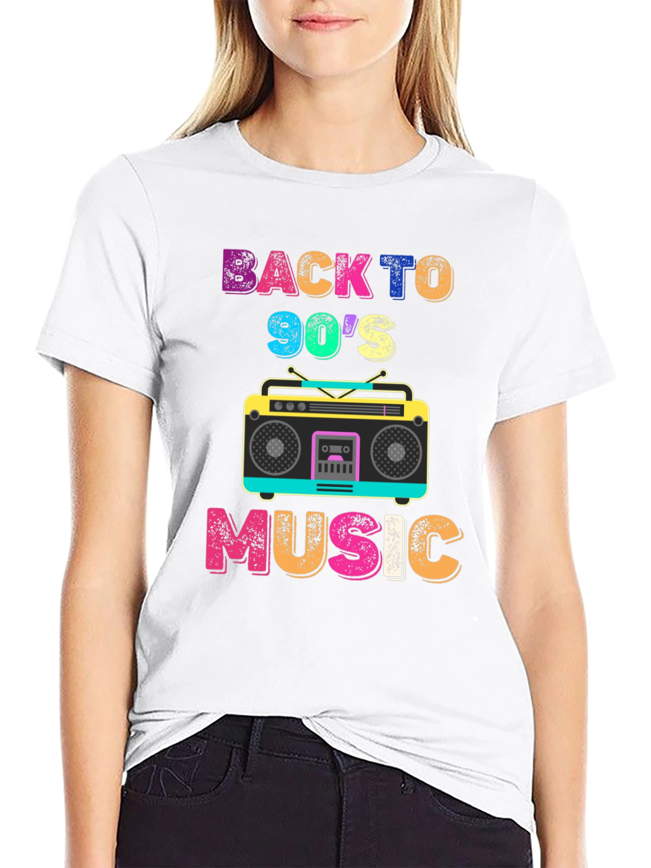 Back to 90s Music T-Shirt Retro Style