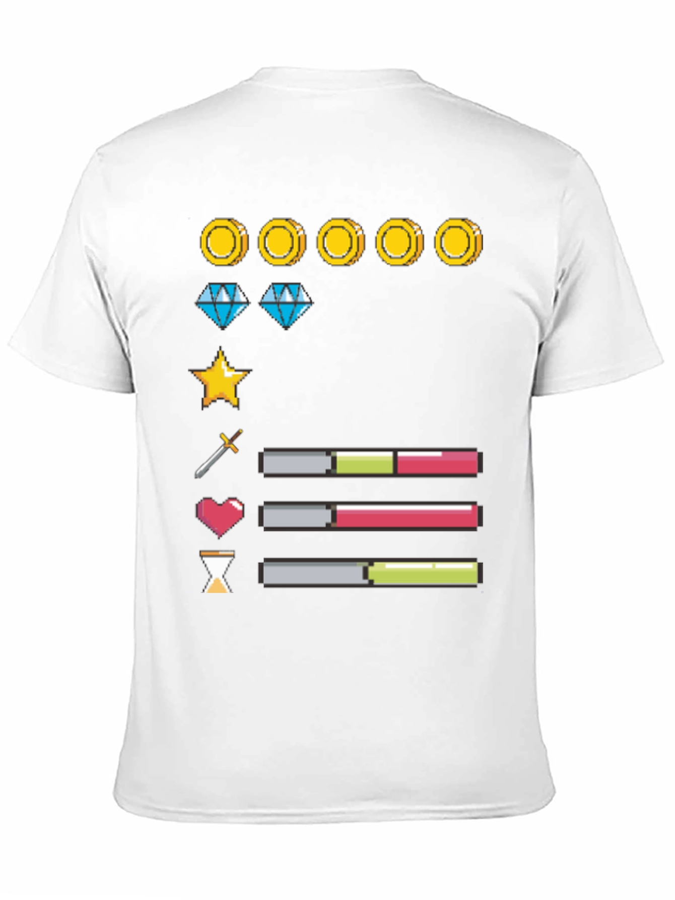 Gamer Life Bar T-Shirt: Level Up Your Style!