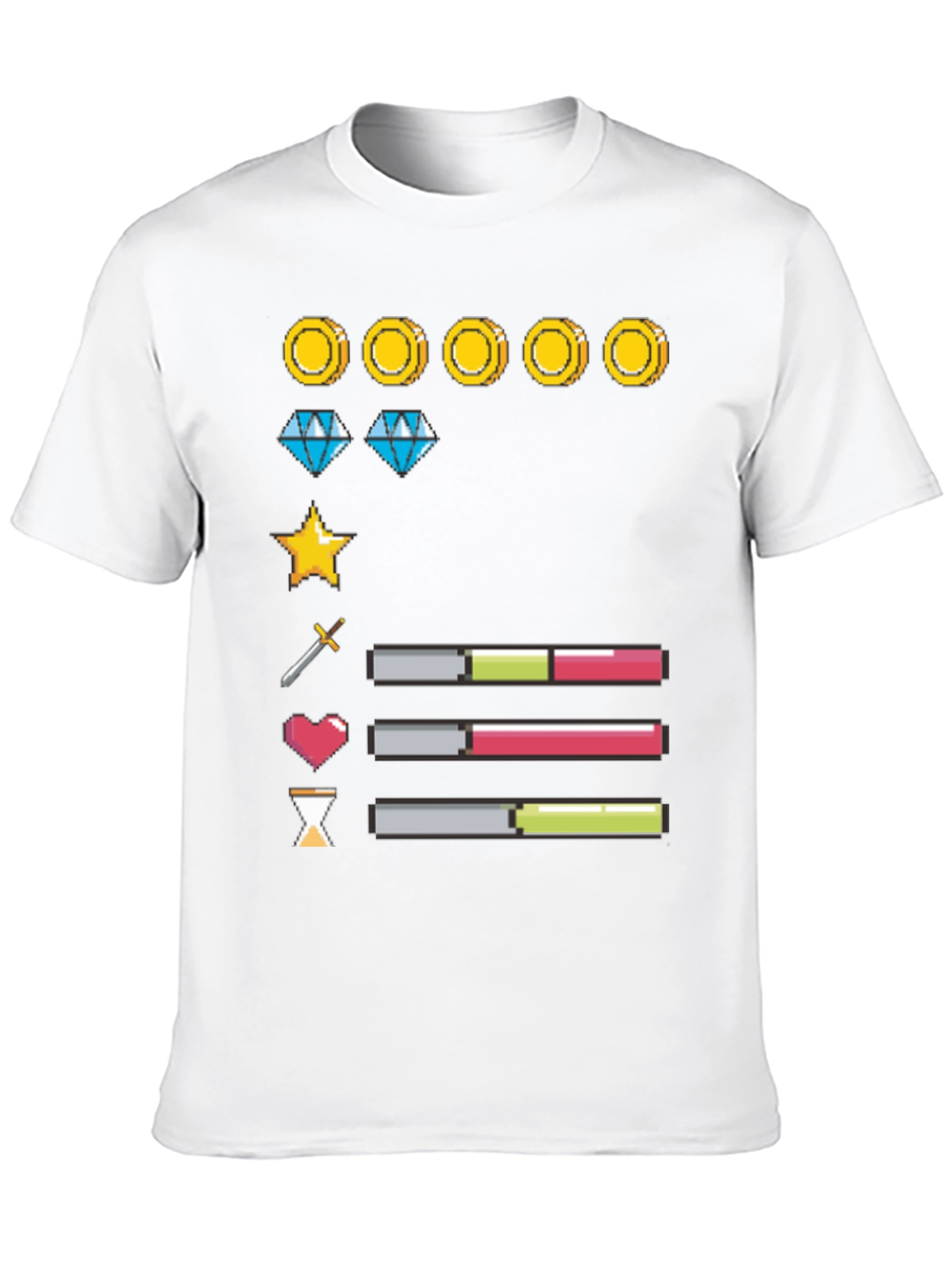 Gamer Life Bar T-Shirt: Level Up Your Style!