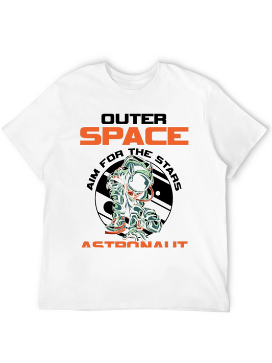 Outer Space Astronaut T-Shirt - Aim for the Stars