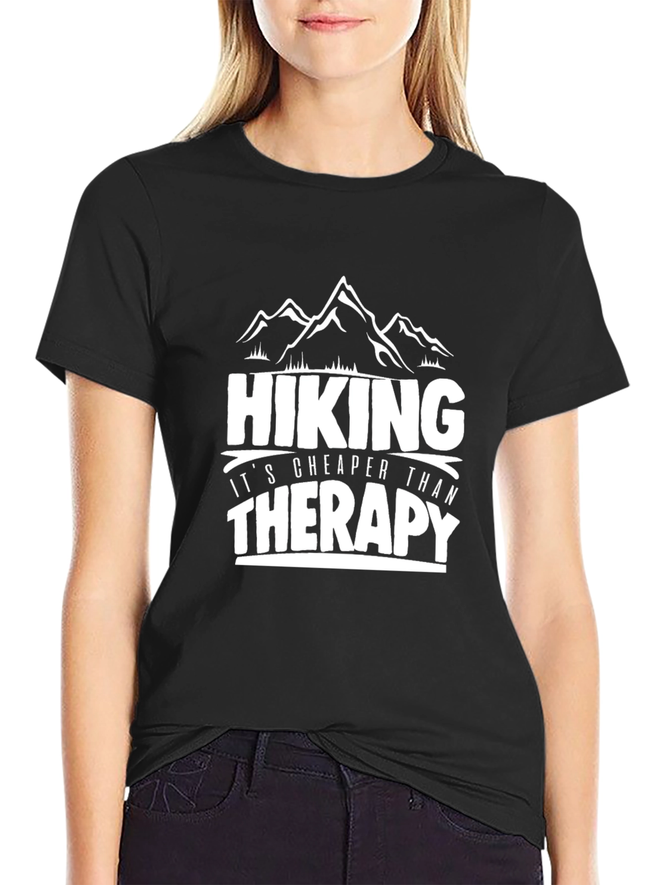 Hiking is Cheaper Than Therapy T-Shirt