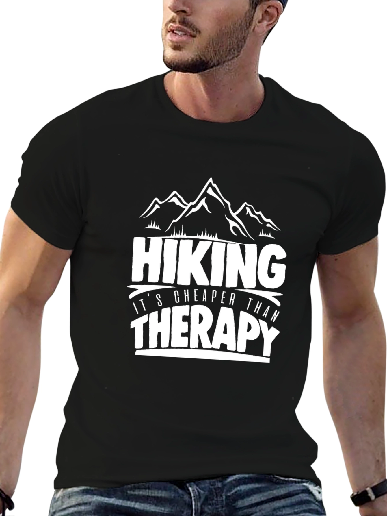 Hiking is Cheaper Than Therapy T-Shirt