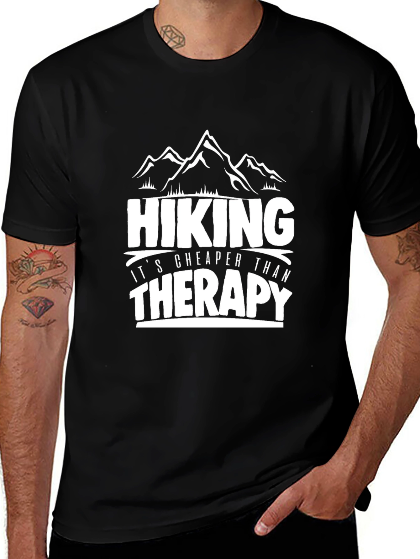 Hiking is Cheaper Than Therapy T-Shirt