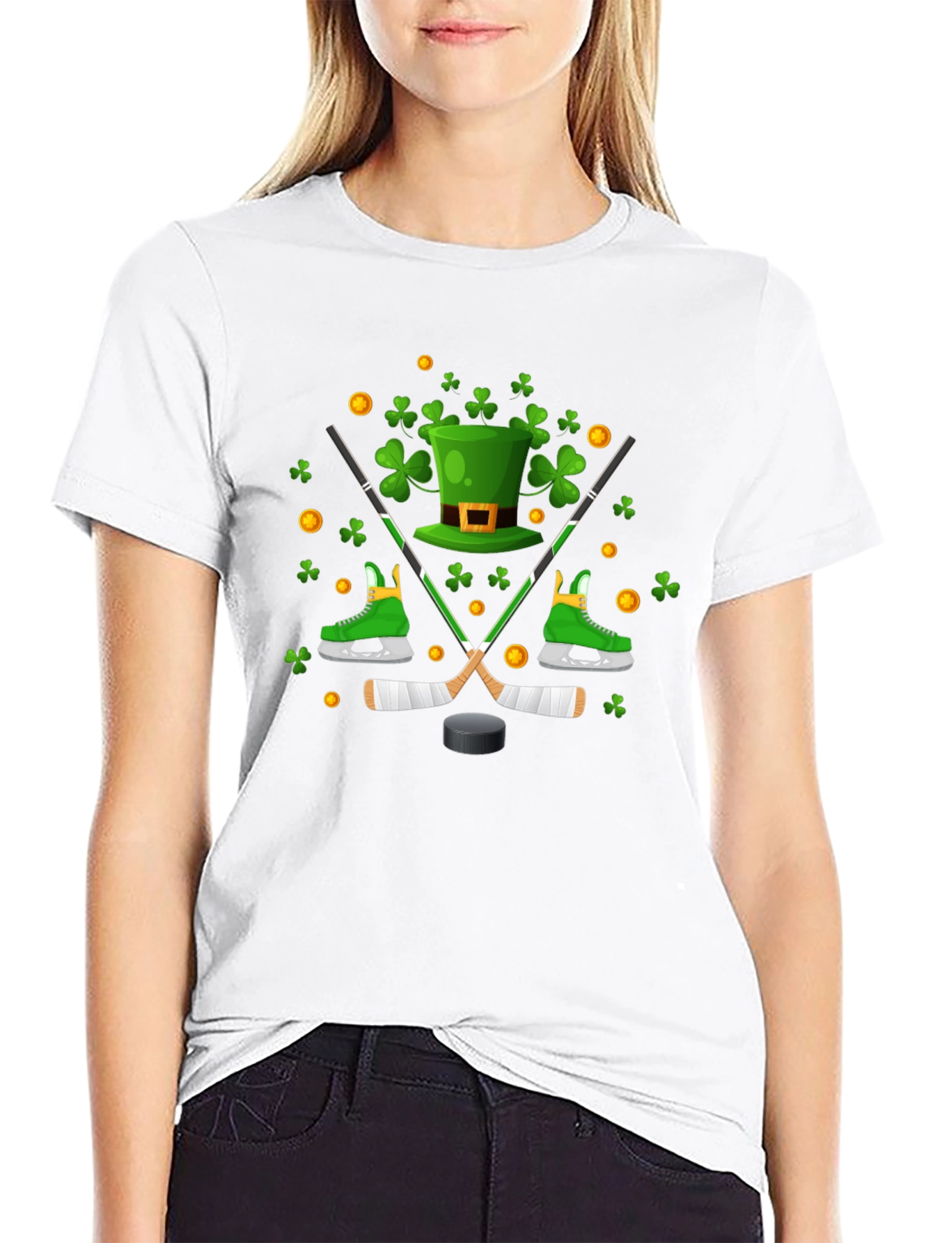 St. Patricks Day Hockey T-Shirt