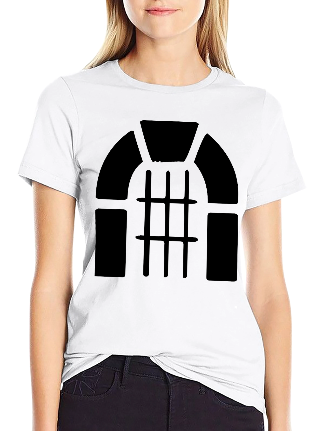 Jukebox Graphic Print Black T-Shirt for Men