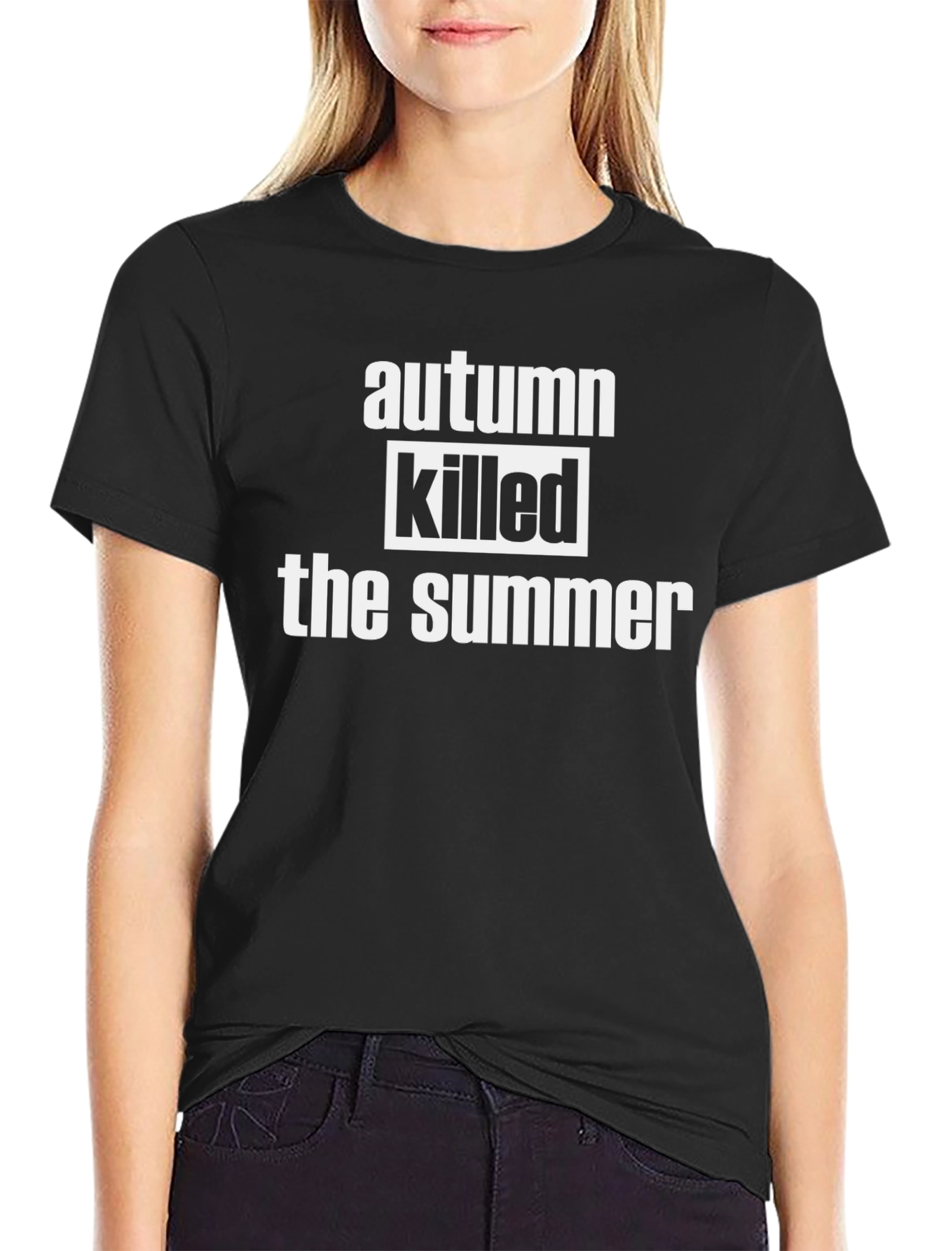 Autumn Killed the Summer Graphic T-Shirt