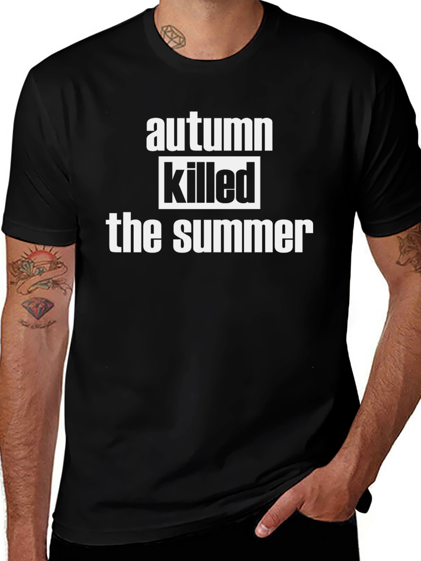 Autumn Killed the Summer Graphic T-Shirt