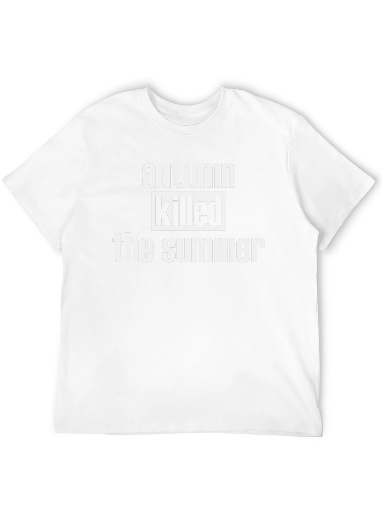 Autumn Killed the Summer Graphic T-Shirt