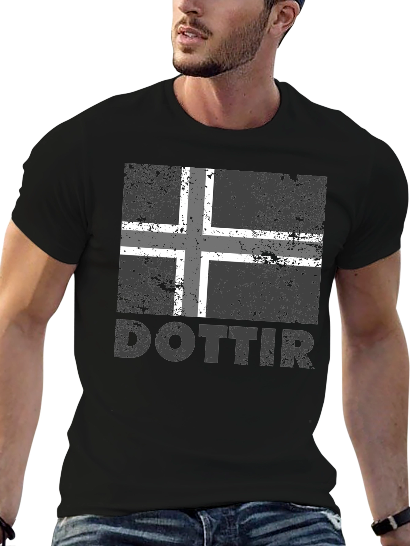 Dottir Iceland Flag T-Shirt