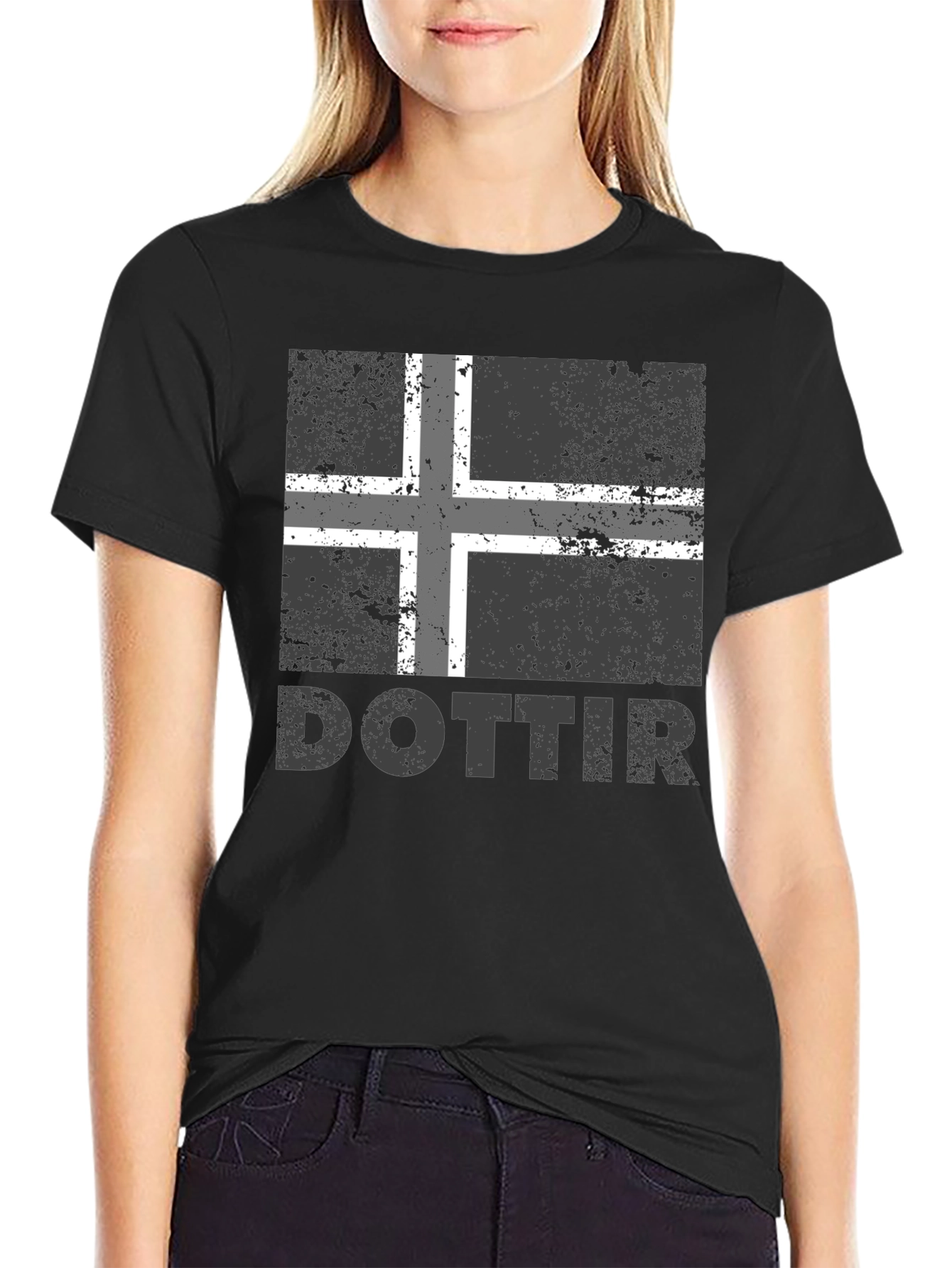Dottir Iceland Flag T-Shirt