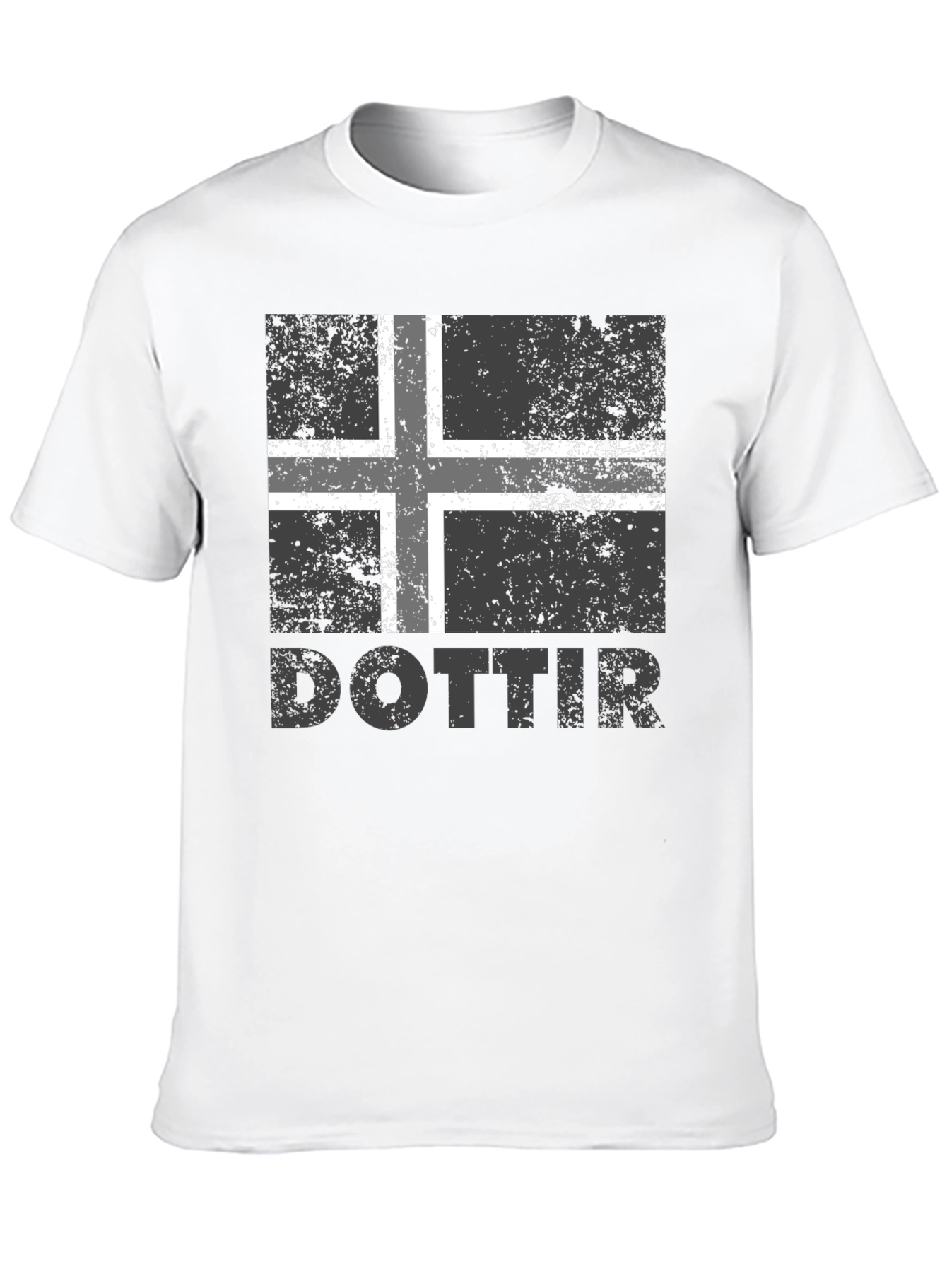 Dottir Iceland Flag T-Shirt