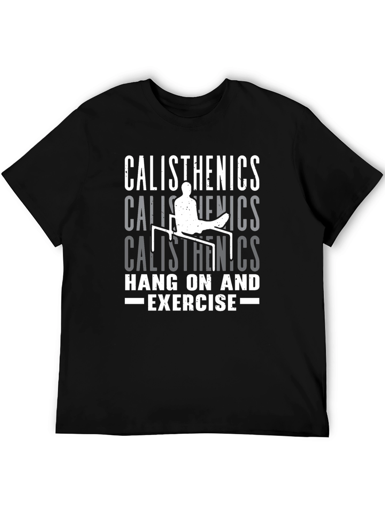 Calisthenics Exercise Black T-Shirt
