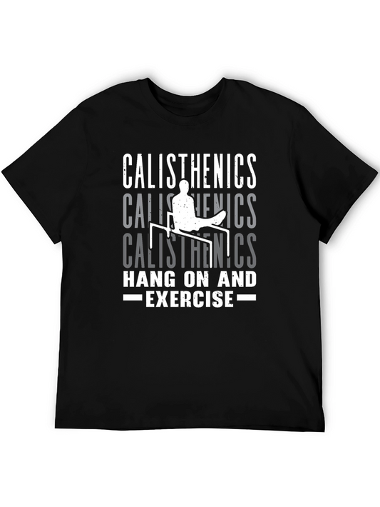 Calisthenics Exercise Black T-Shirt