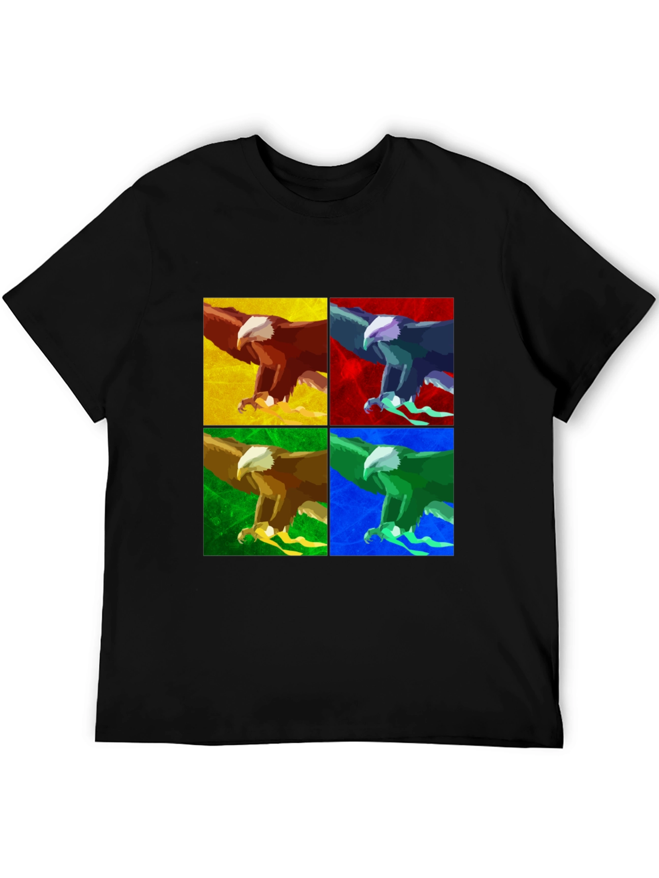Pop Art Eagle T-Shirt - Graphic Print Tee