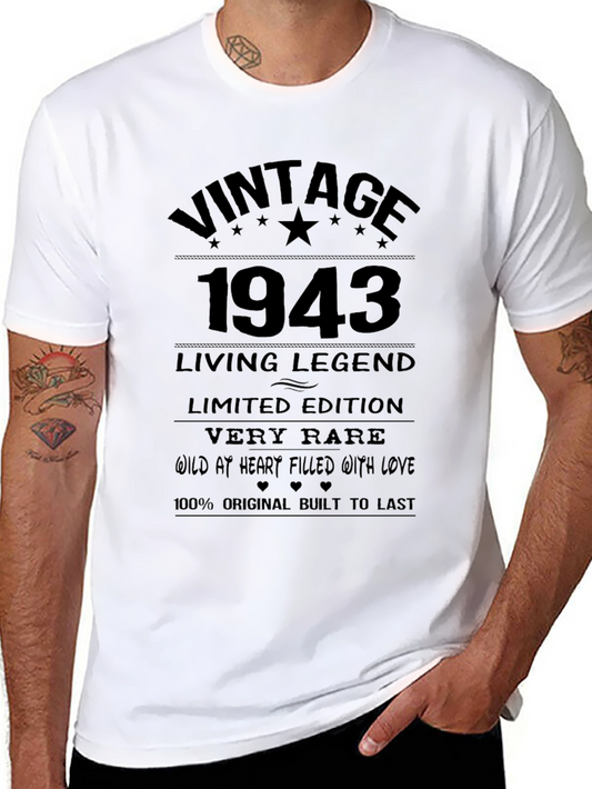 Vintage 1943 Living Legend Graphic T-Shirt