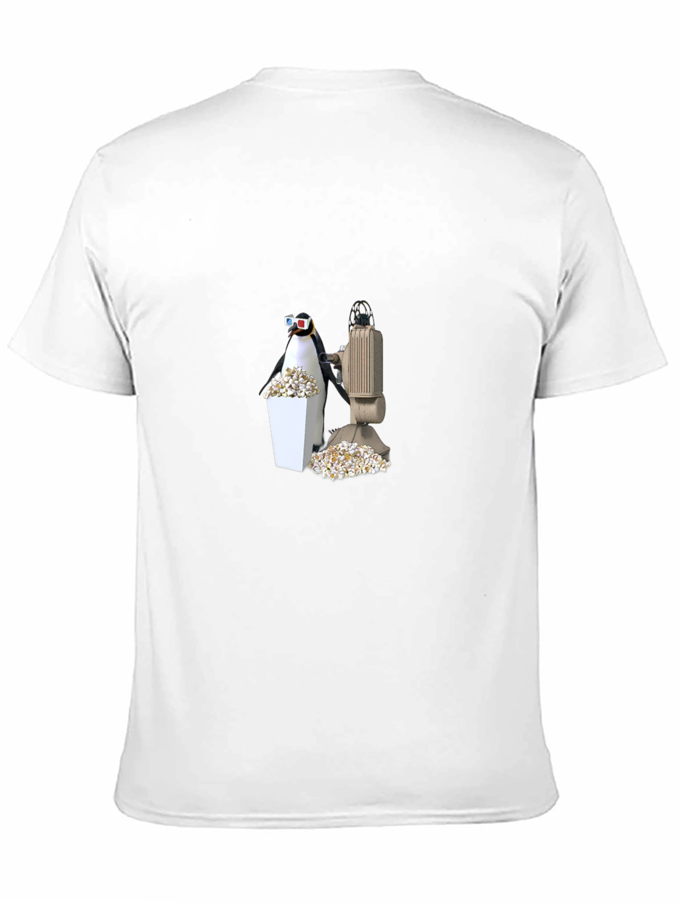 Penguin Movie Night Black T-Shirt