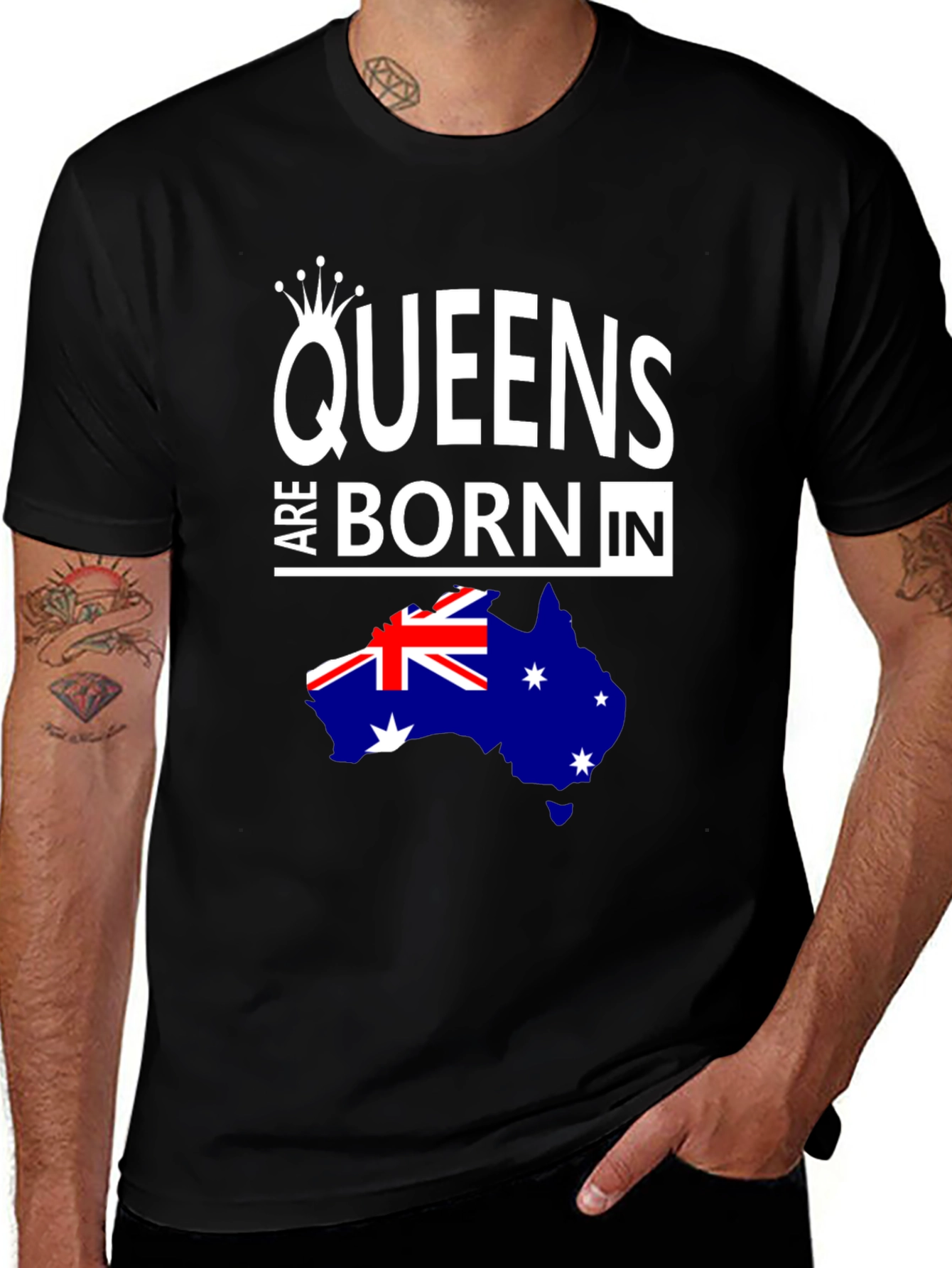 Queens Are Born In Australia T-Shirt