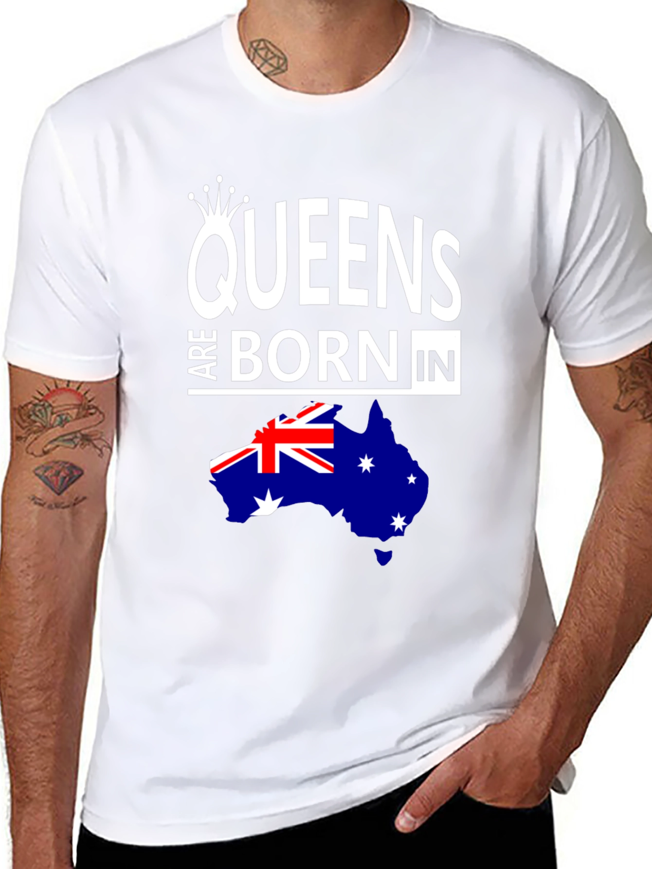 Queens Are Born In Australia T-Shirt