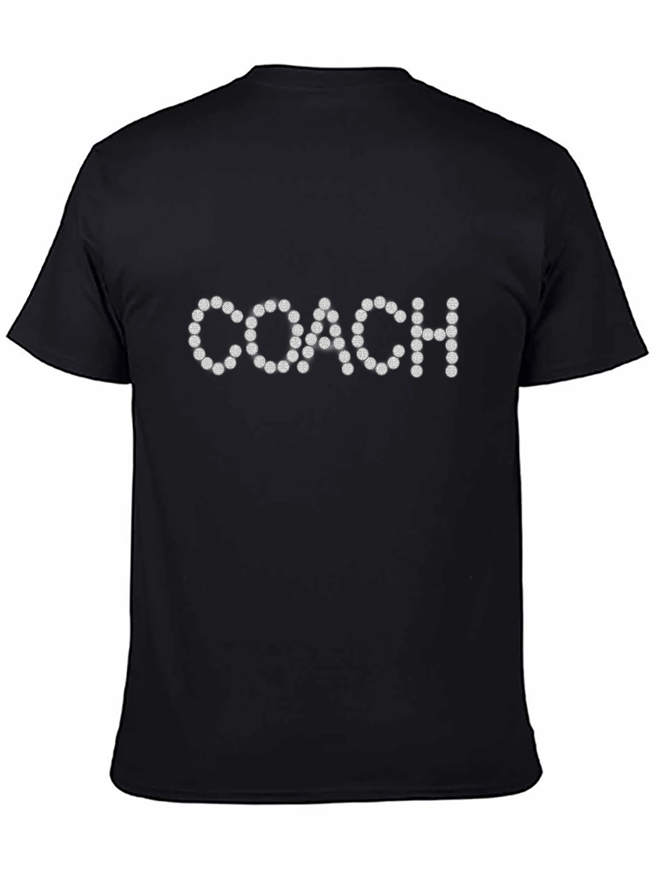 Coach Rhinestone T-Shirt - Stylish Black Cotton Tee
