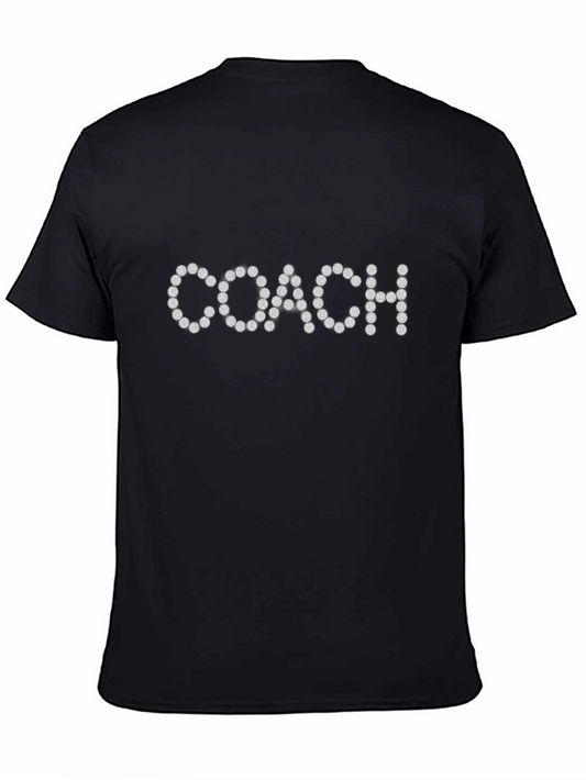 Coach Rhinestone T-Shirt - Stylish Black Cotton Tee