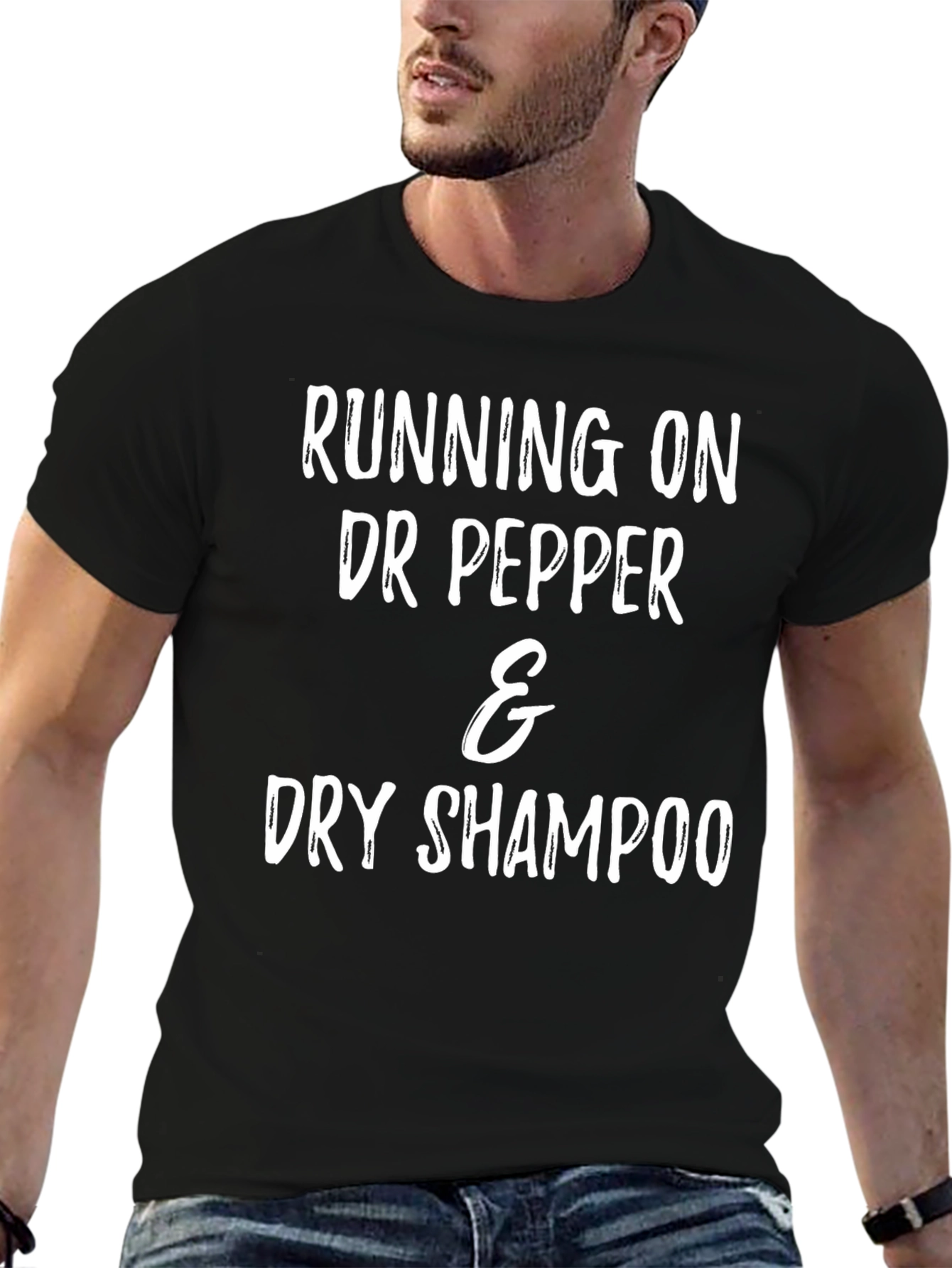 Running on Dr Pepper & Dry Shampoo Graphic Tee