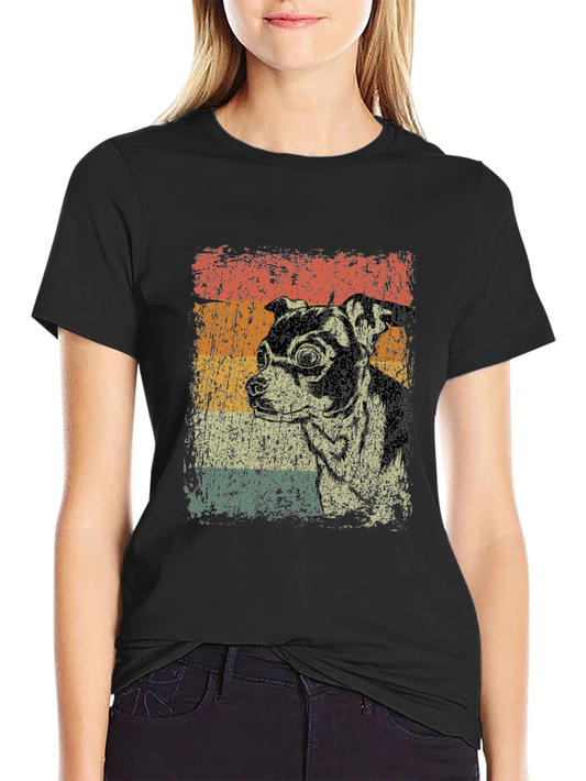Vintage Dog Graphic T-Shirt – Retro Distressed Dog Lover Tee