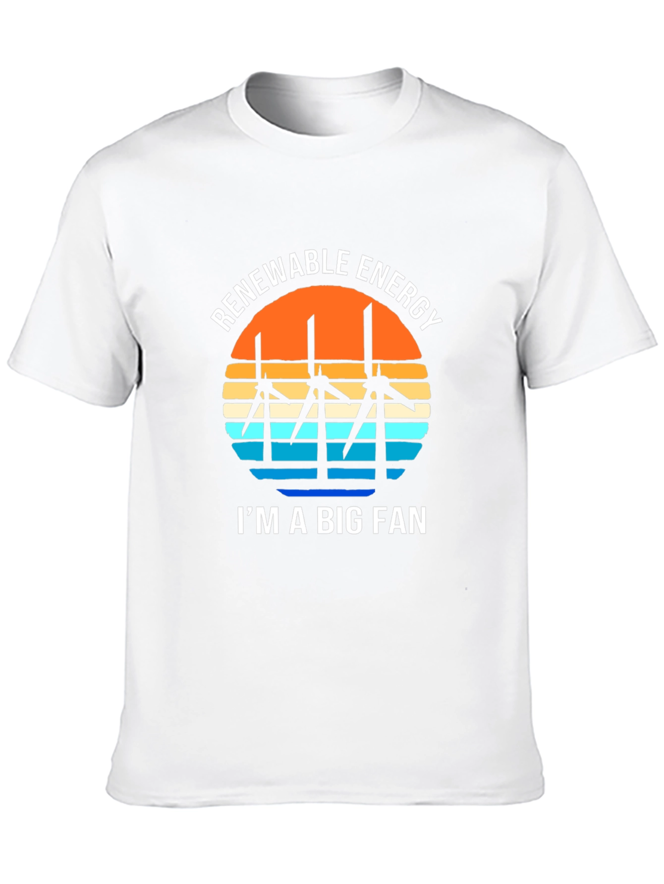 Renewable Energy Fan T-Shirt - Eco Friendly Design
