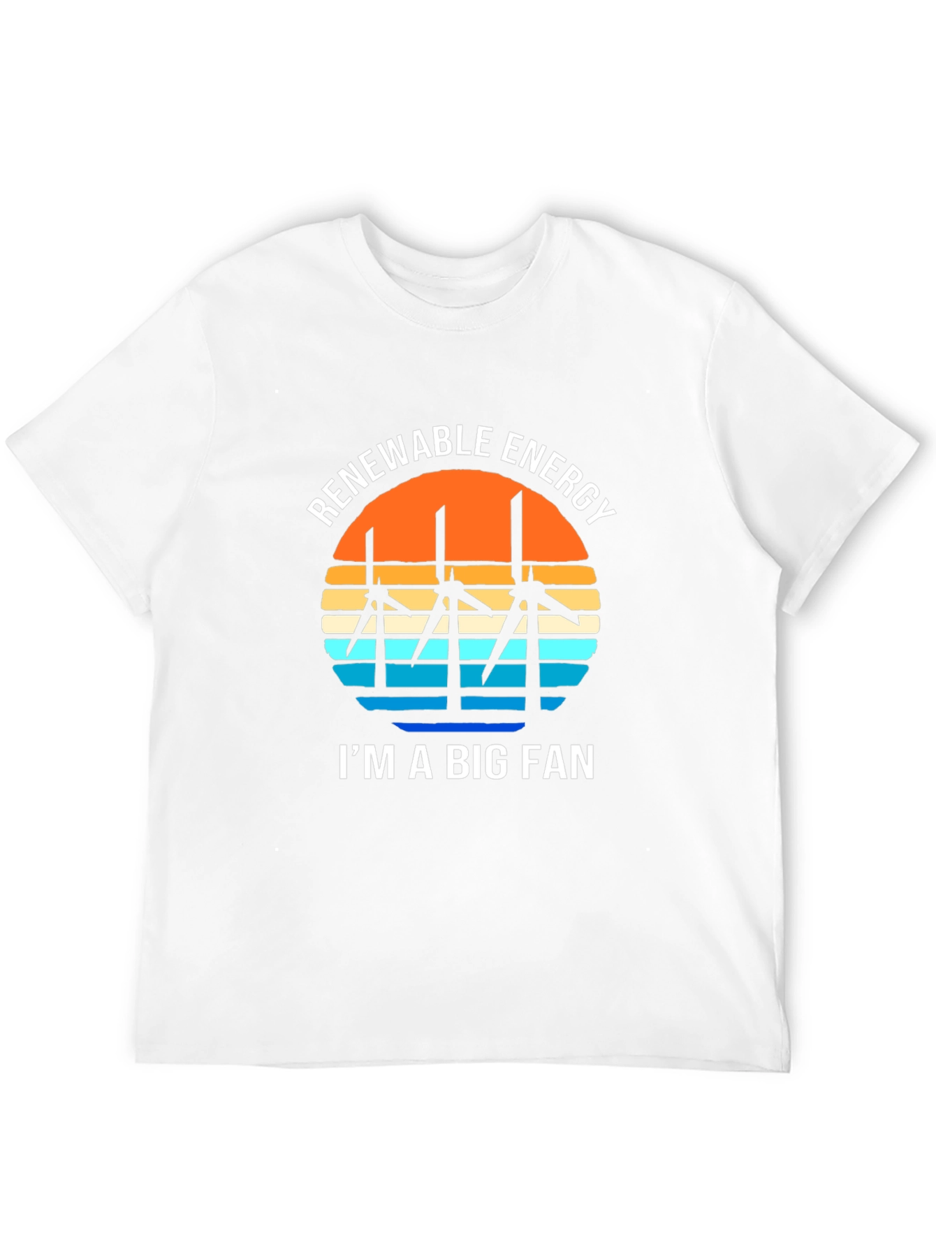 Renewable Energy Fan T-Shirt - Eco Friendly Design